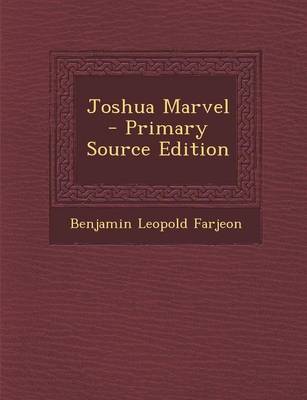 Book cover for Joshua Marvel