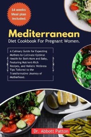 Cover of Mediterranean diet cookbook for Pregnant women.