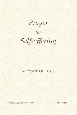 Book cover for Prayer as Self-offering
