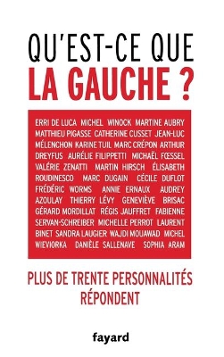 Cover of Qu Est-CE Que La Gauche ?