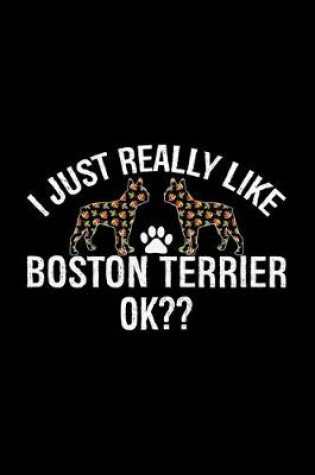 Cover of I Just Really Like Boston Terrier Ok?