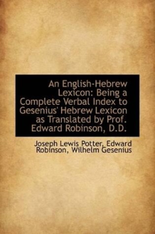 Cover of An English-Hebrew Lexicon