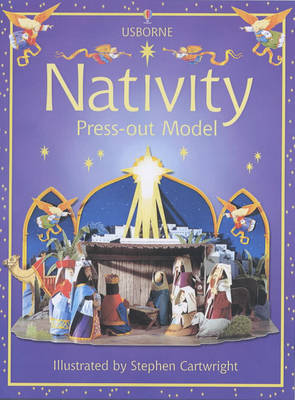 Book cover for The Usborne Nativity Press-out Model