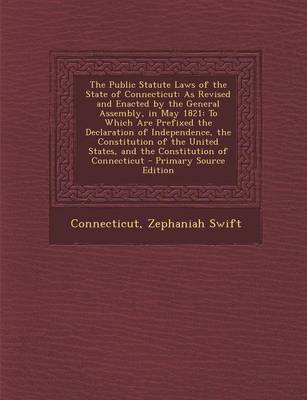 Book cover for The Public Statute Laws of the State of Connecticut