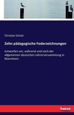 Book cover for Zehn padagogische Federzeichnungen