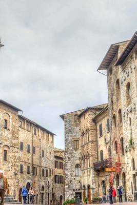 Book cover for A Plaza in San Gimignano Italy