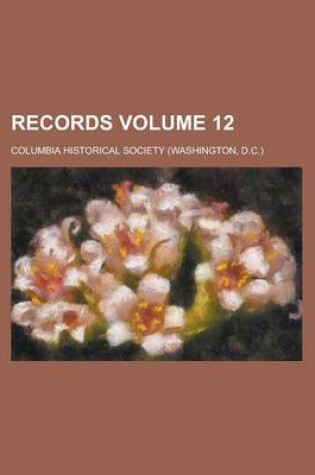 Cover of Records Volume 12