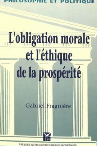 Cover of Obligation Morale Et Ethique