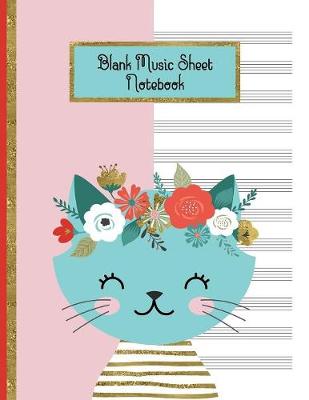 Book cover for Blank Music Sheet Notebook