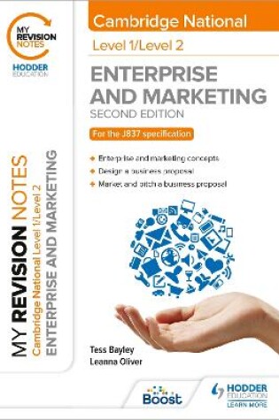 Cover of My Revision Notes: Level 1/Level 2 Cambridge National in Enterprise & Marketing: Second Edition