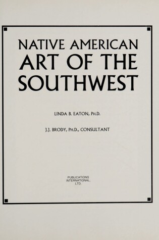Cover of Native American Art of the Southwest