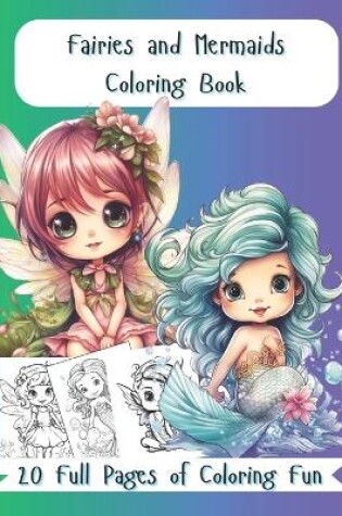 Cover of Fairies & Mermaids Coloring Book