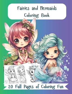 Book cover for Fairies & Mermaids Coloring Book