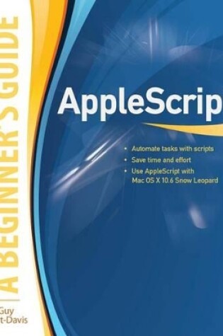 Cover of Applescript: A Beginner's Guide