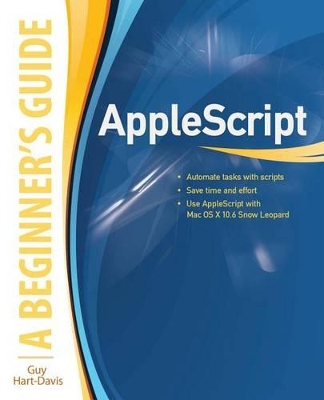 Book cover for Applescript: A Beginner's Guide