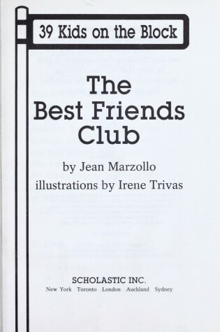 Cover of The Best Friends Club