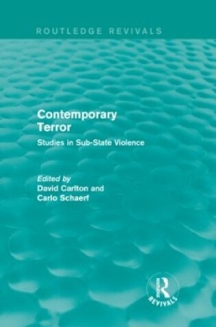 Cover of Contemporary Terror