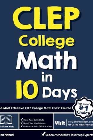 Cover of CLEP College Math in 10 Days