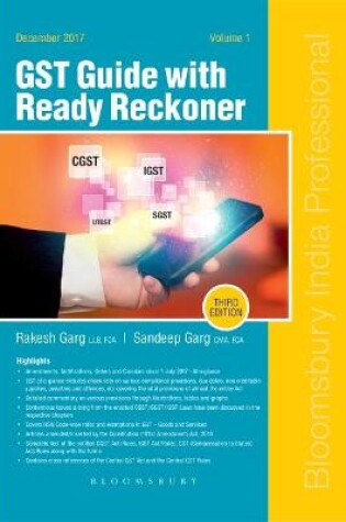 Cover of GST Guide with Ready Reckoner, 3e