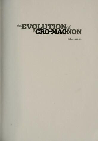 Book cover for The Evolution of a Cro-Magnon