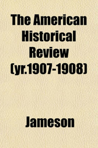 Cover of The American Historical Review Volume 11-20