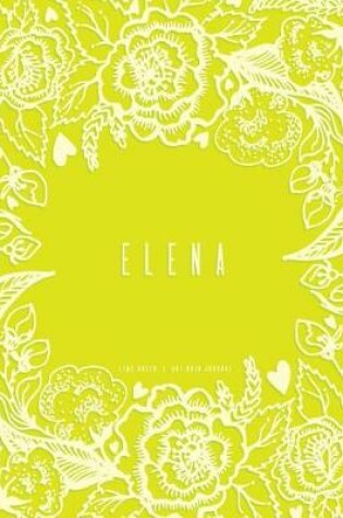 Cover of Elena Journal, Dot Grid, Lime Green