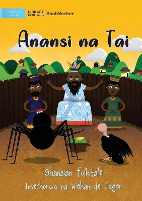 Book cover for Anansi and Vulture - Anansi na Tai