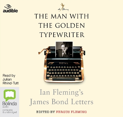 Book cover for The Man with the Golden Typewriter