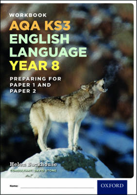 Book cover for AQA KS3 English Language: Key Stage 3: Year 8 test workbook