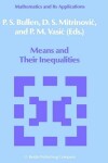 Book cover for Means and Their Inequalities