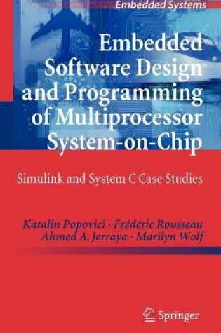 Cover of Embedded Software Design and Programming of Multiprocessor System-on-Chip