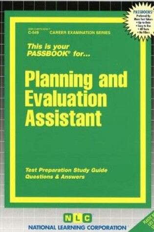 Cover of Planning and Evaluation Assistant