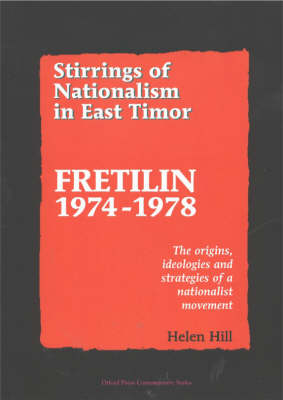 Book cover for Stirrings of Nationalism in East Timor