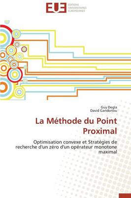 Cover of La M thode Du Point Proximal