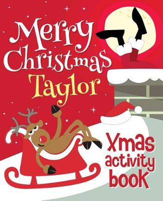 Book cover for Merry Christmas Taylor - Xmas Activity Book