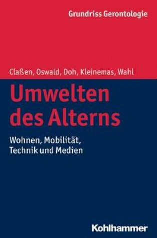 Cover of Umwelten Des Alterns