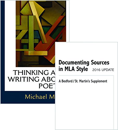 Book cover for Thinking and Writing about Poetry & Documenting Sources in MLA Style: 2016 Update
