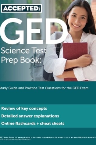 Cover of GED Science Test Prep Book