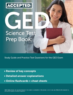 Book cover for GED Science Test Prep Book