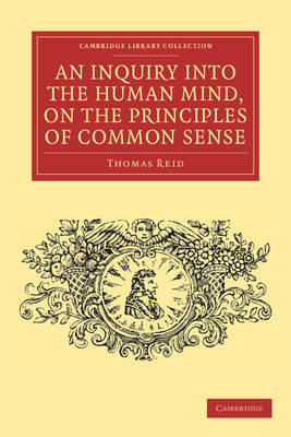 Book cover for An Inquiry into the Human Mind, on the Principles of Common Sense