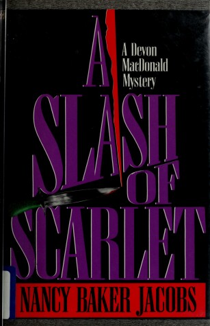 Book cover for A Slash of Scarlet