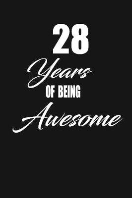 Book cover for 28 years of being awesome