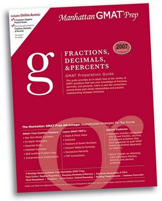 Cover of Fractions, Decimals, and Percents GMAT Preparation Guide