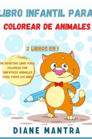 Cover of Libro infantil para colorear de animales