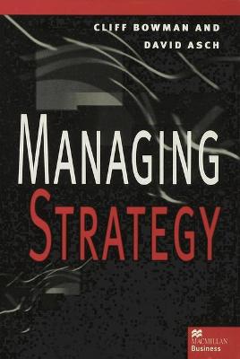Book cover for Managing Strategy