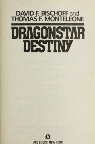 Cover of Dragonstar Destiny
