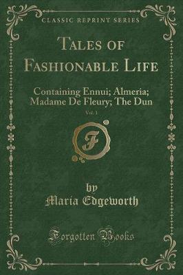 Book cover for Tales of Fashionable Life, Vol. 1