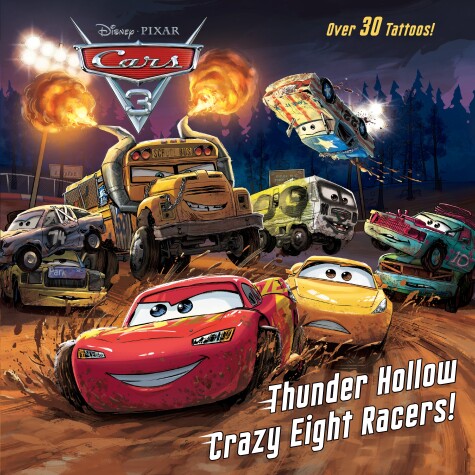 Book cover for Thunder Hollow Crazy Eight Racers! (Disney/Pixar Cars 3)
