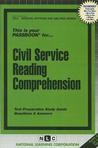 Cover of CIVIL SERVICE READING COMPREHENSION