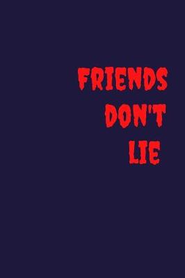 Book cover for Friends don't lie